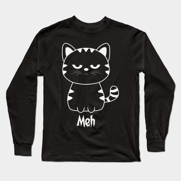 Meh Long Sleeve T-Shirt by MZeeDesigns